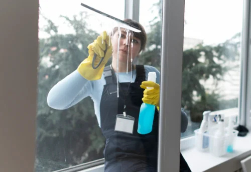 Nettoyage de vitres intérieures et extérieures à la Chaussée